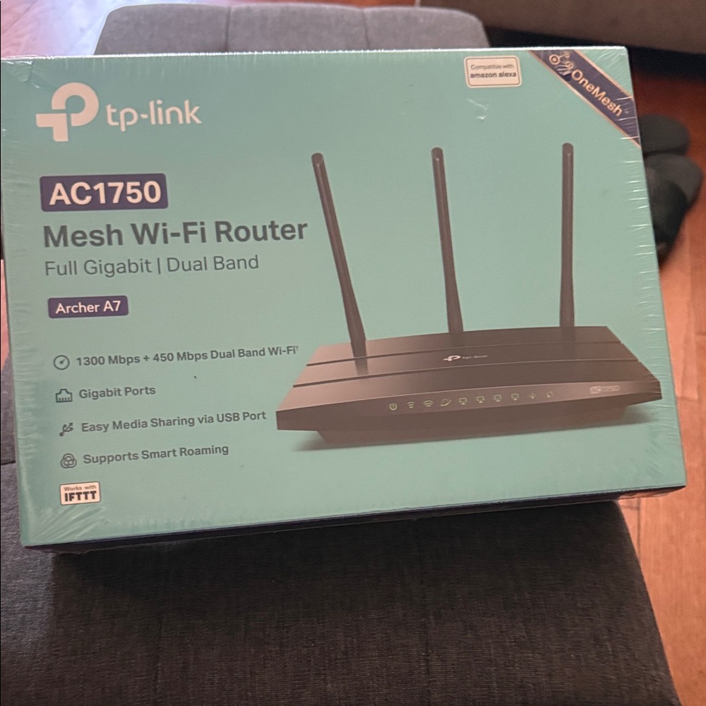 TP-Link Archer A7 Black Mesh Wi-Fi Router